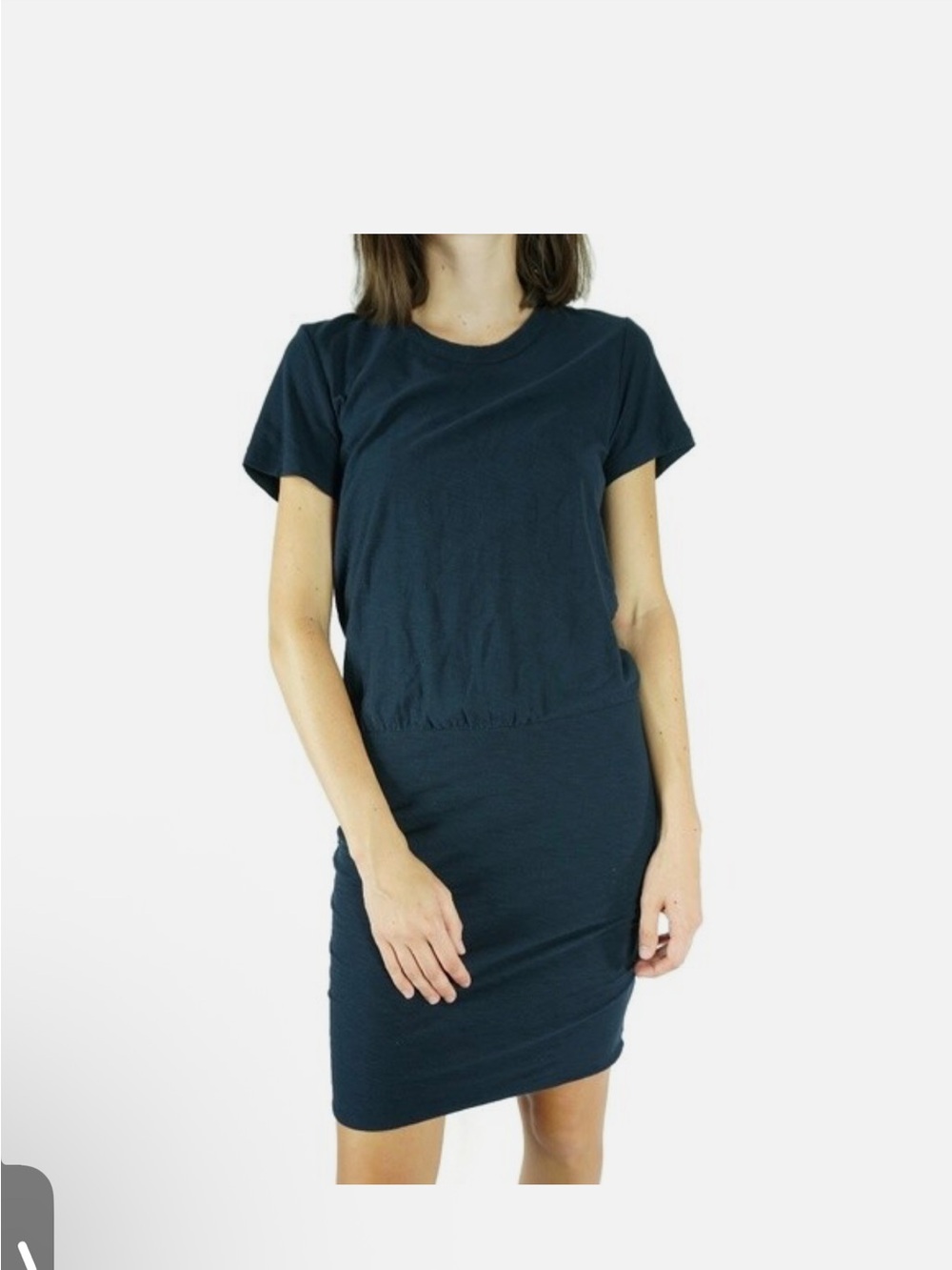 James Perse Short Sleeve Navy T-Shirt Dress